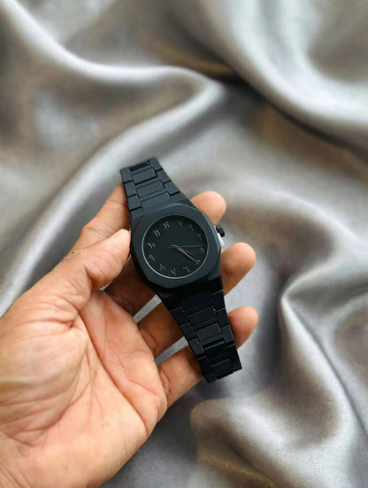 Arabic Aura Watch - Full Black Premium | Arabic Dial Edition🖤