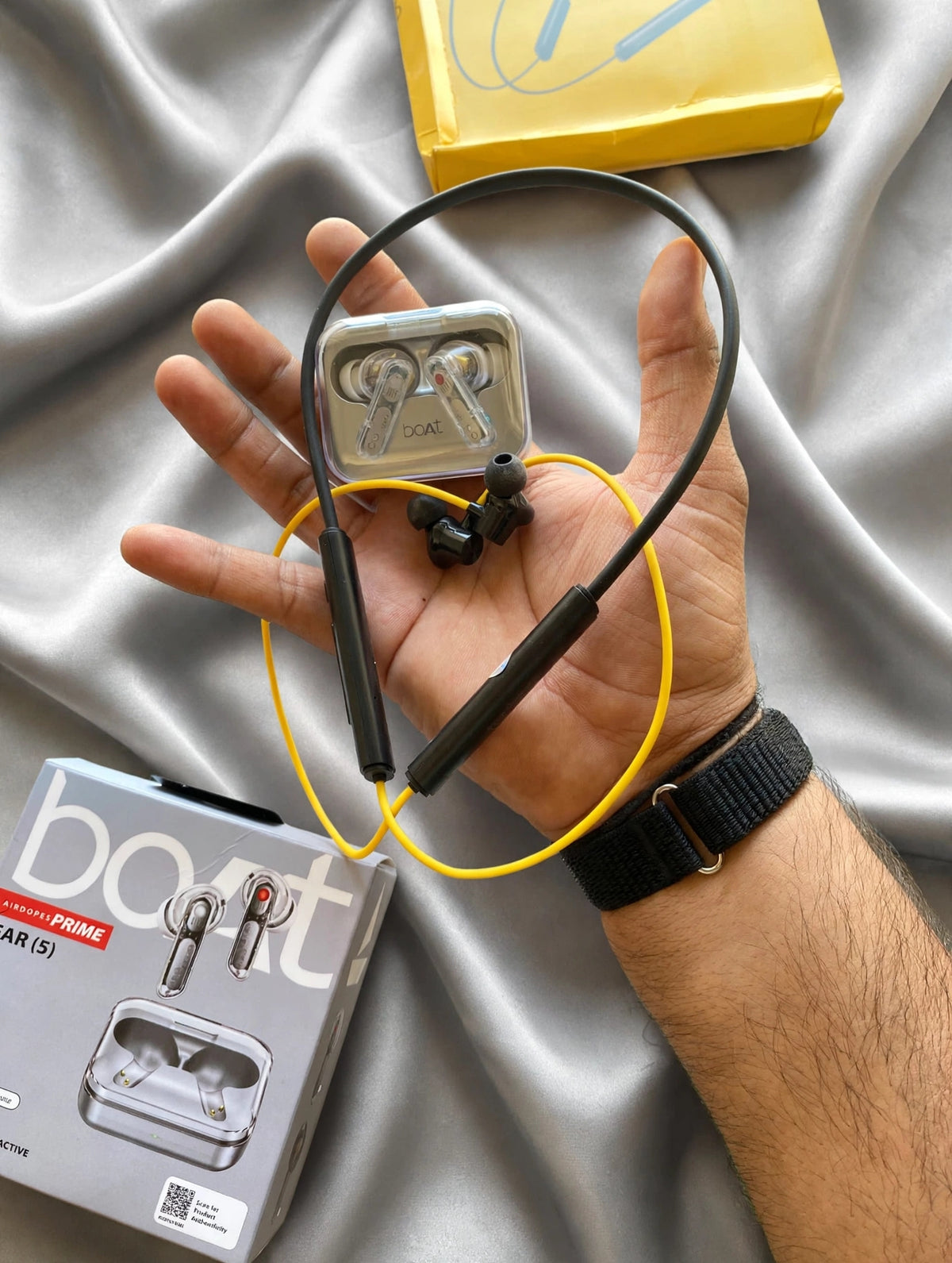 boAt Ultimate Combo - Airdopes Clear + Neckband | Transparent Edition= BUY 1 GET 1 OFFER🔥